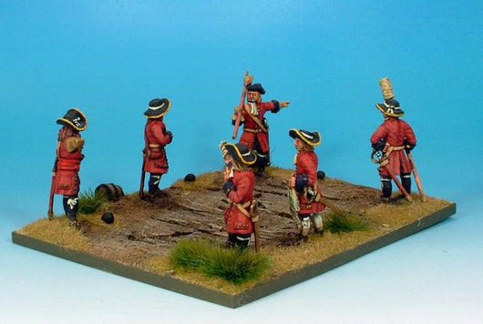 WLOA25 Artillery Crew - Warfare Miniatures USA